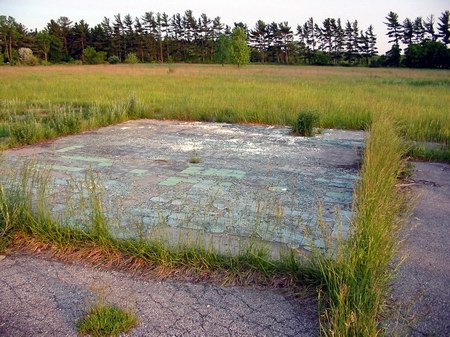 Skyway Drive-In Theatre - Foundation Now - Photo From Water Winter Wonderland